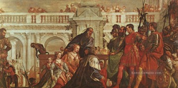 familie infanten don luis Ölbilder verkaufen - Die Familie von Darius vor Alexander Renaissance Paolo Veronese